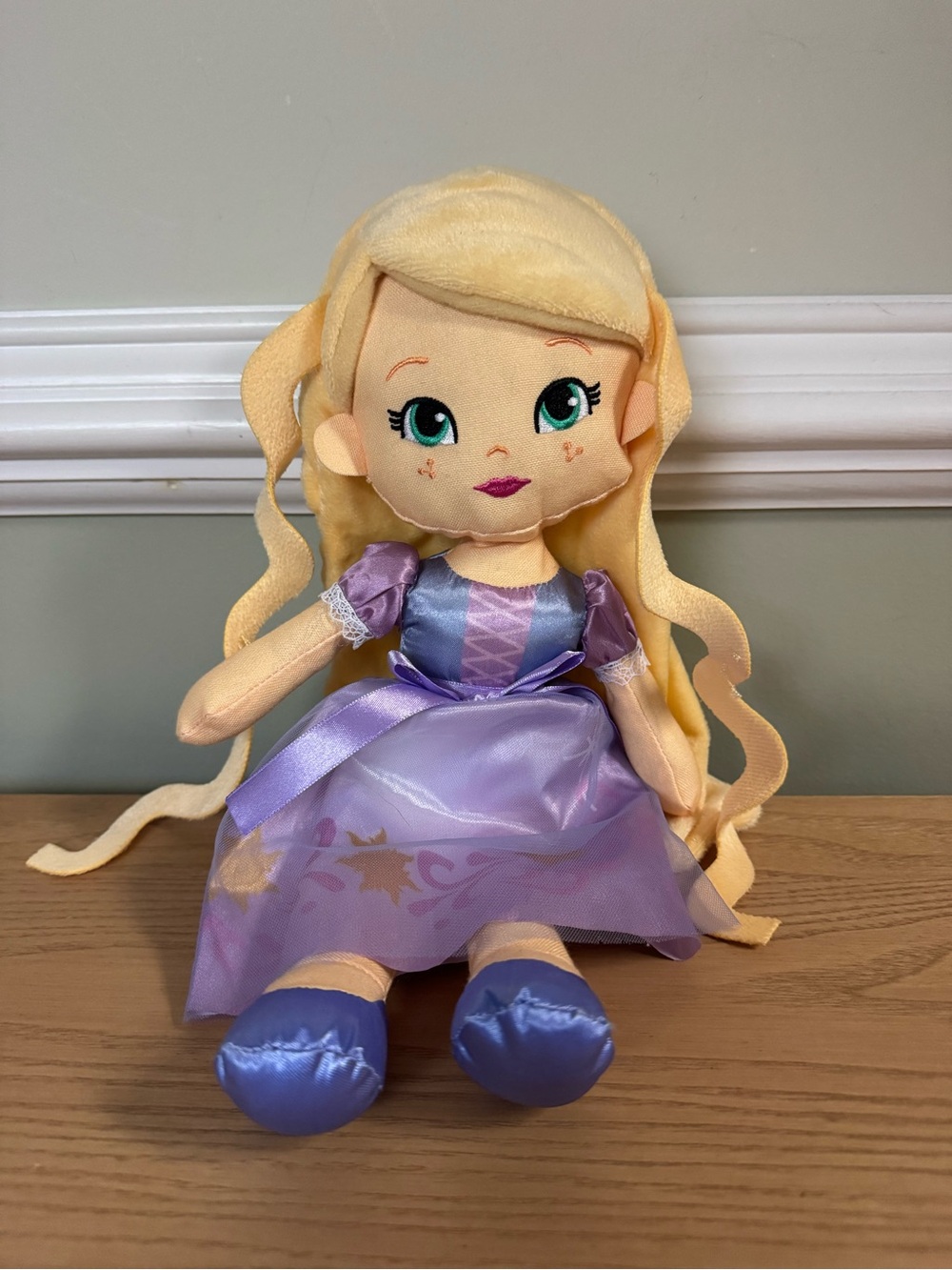Disney Princess So Sweet Rapunzel Plush Doll 12.5" Tangled Just Play